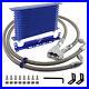 13-Row-Engine-Oil-Cooler-Kit-Sandwich-Plate-adapter-For-LS1-LS2-LS3-Bracket-Blue-01-tjy