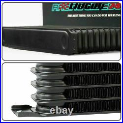 15 Row 10AN Universal Performance Alumium Engine Oil Cooler + Filter Adapter New