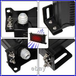 19 Row Engine Oil Cooler Kit+Sandwich Plate adapter For LS1 LS2 LS3+Bracket Kit