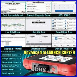 2023 Launch CRP129E Car OBD2 Scanner Engine ABS SRS SAS TPMS EPB Diagnostic Tool