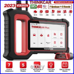 2023 Thinkscan Plus S7 Car OBD2 Scanner Auto Diagnostic Tool ABS SRS BCM IC AC