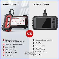 2023 Thinkscan Plus S7 Car OBD2 Scanner Auto Diagnostic Tool ABS SRS BCM IC AC