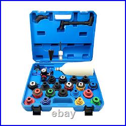 24pcs Car Truck Engine Oil Filler Funnel Filling No-Spill Tool Kit With Adapters