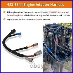 423-6344 #176344 Engine Adapter Harness for 1976-1995 Johnson Evinrude