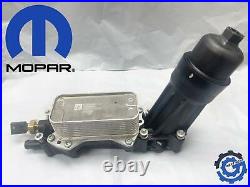 68308741AF New OEM Mopar Oil Filter Housing Adapter 2016-18 Chrysler Dodge Jeep