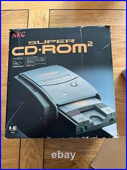 BROKEN FAULTY! PC Engine & SUPER-CD-ROM2 Console withoriginal Pad, NEW AC Adapter