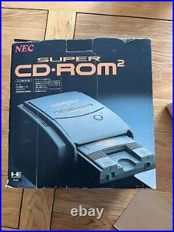 BROKEN FAULTY! PC Engine & SUPER-CD-ROM2 Console withoriginal Pad, NEW AC Adapter