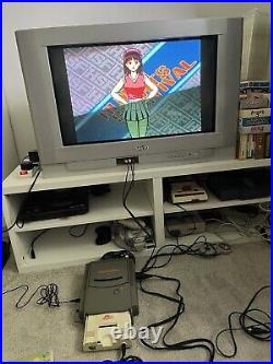 BROKEN FAULTY! PC Engine & SUPER-CD-ROM2 Console withoriginal Pad, NEW AC Adapter