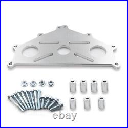 Billet Engine Stand Adapter Plate, 1/2 Alum for SBC, BBC, LS, LT