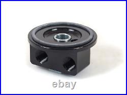 Canton 22-592 Alum Remote Oil Filter Adapter For SBC/BBC Mark 5 Gen 6 90 Deg