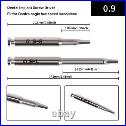 Dental Implant Prosthetic Driver Kit Engine Latch Screwdriver Wrench Adapter