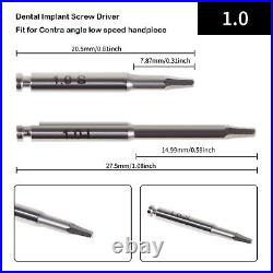 Dental Implant Prosthetic Driver Kit Engine Latch Screwdriver Wrench Adapter