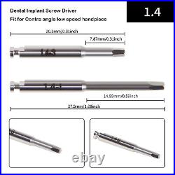 Dental Implant Prosthetic Driver Kit Engine Latch Screwdriver Wrench Adapter