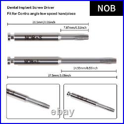 Dental Implant Prosthetic Driver Kit Engine Latch Screwdriver Wrench Adapter