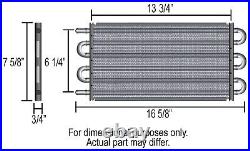 Derale 15502 Engine Oil Cooler With Sandwich Adapter Kit