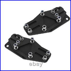 Engine Swap Adapter Plate 2 Solid Steel LS Reliable Swap Motor Mount For BBC