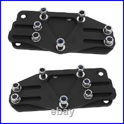 Engine Swap Adapter Plate 2 Solid Steel LS Reliable Swap Motor Mount For BBC