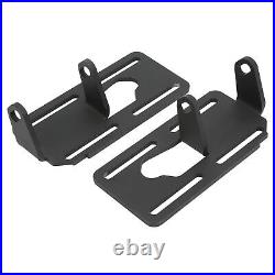 Engine Swap Mount Adjustable Bracket Adapter Black For Square Body 2WD 4WD