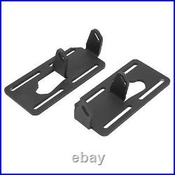 Engine Swap Mount Adjustable Bracket Adapter Black For Square Body 2WD 4WD