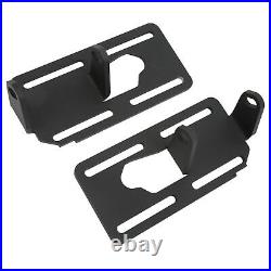 Engine Swap Mount Adjustable Bracket Adapter Black For Square Body 2WD 4WD