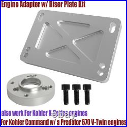 For Kohler Command / Kohler K-Series to Predator 670 V-Twin Engine Adapter Kit