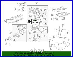 Genuine GM Engine Oil Cooler Adapter 12634385