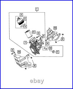 Genuine Mopar Engine Oil Filter Adapter 68189842aa 68189842AA