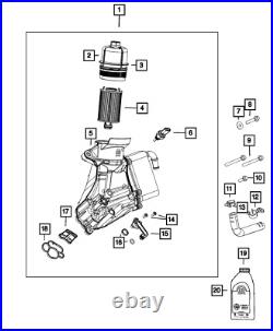 Genuine Mopar Engine Oil Filter Adapter 68511102AA