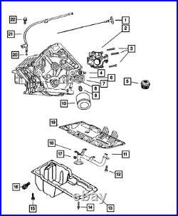 Genuine Mopar Oil Filter Adapter 53021610AF