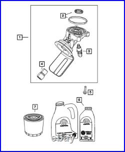 Genuine Mopar Oil Filter Adapter 68382405AA