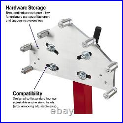 Heavy-Duty Billet Aluminum Engine Stand Adapter Plate, Chevy SBC/BBC/LS Engines