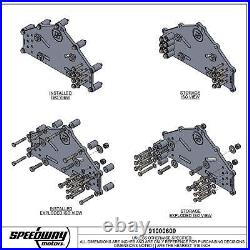 Heavy-Duty Billet Aluminum Engine Stand Adapter Plate, Chevy SBC/BBC/LS Engines