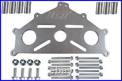 ICT Billet Engine Safe Stand Adapter Plate Chevy LS1 Duramax BBC SBC LS Heavy