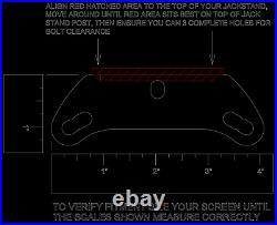 Jack stand, axle stand adapter BMW SET OF FOUR (4)