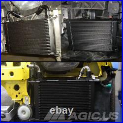 LR 25 Row AN10 Engine Oil cooler withBracket+Filter Adapter Hose +7 Electric Fan