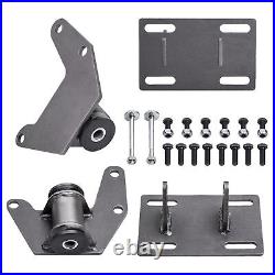 Mount Plate Frame Mounts Mount Bolts Motor For GMC Engine Into In To A 73-88