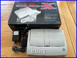 NEC PC Engine Duo RX Console NO CONTROLLER! JPN AC Adapter Turbo Duo Japan Boxed