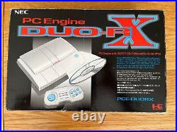 NEC PC Engine Duo RX Console NO CONTROLLER! JPN AC Adapter Turbo Duo Japan Boxed