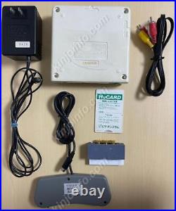 NEC PC Engine PCE Japanese Version with AV Conversion Adapter HuCard Set