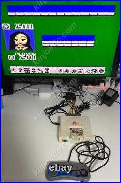 NEC PC Engine PCE Japanese Version with AV Conversion Adapter HuCard Set