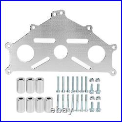 (Silver) Engine Stand Adapter Plate Engine Block Adapter Plate Bracket