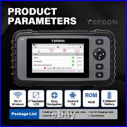 TOPDON AD500 OBD2 Scanner Code Reader Check Engine Oil/SAS Reset+Throttle Adapt