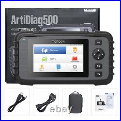 TOPDON AD500 OBD2 Scanner Code Reader Check Engine Oil/SAS Reset+Throttle Adapt