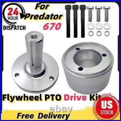 US For Predator 670 V-twin Engine Adapter Coupler Flywheel PTO Drive Kit