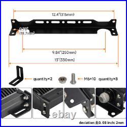 Universal 30 Row Engine Transmission Oil Cooler +Filter Adapter Hose Line Kit BK